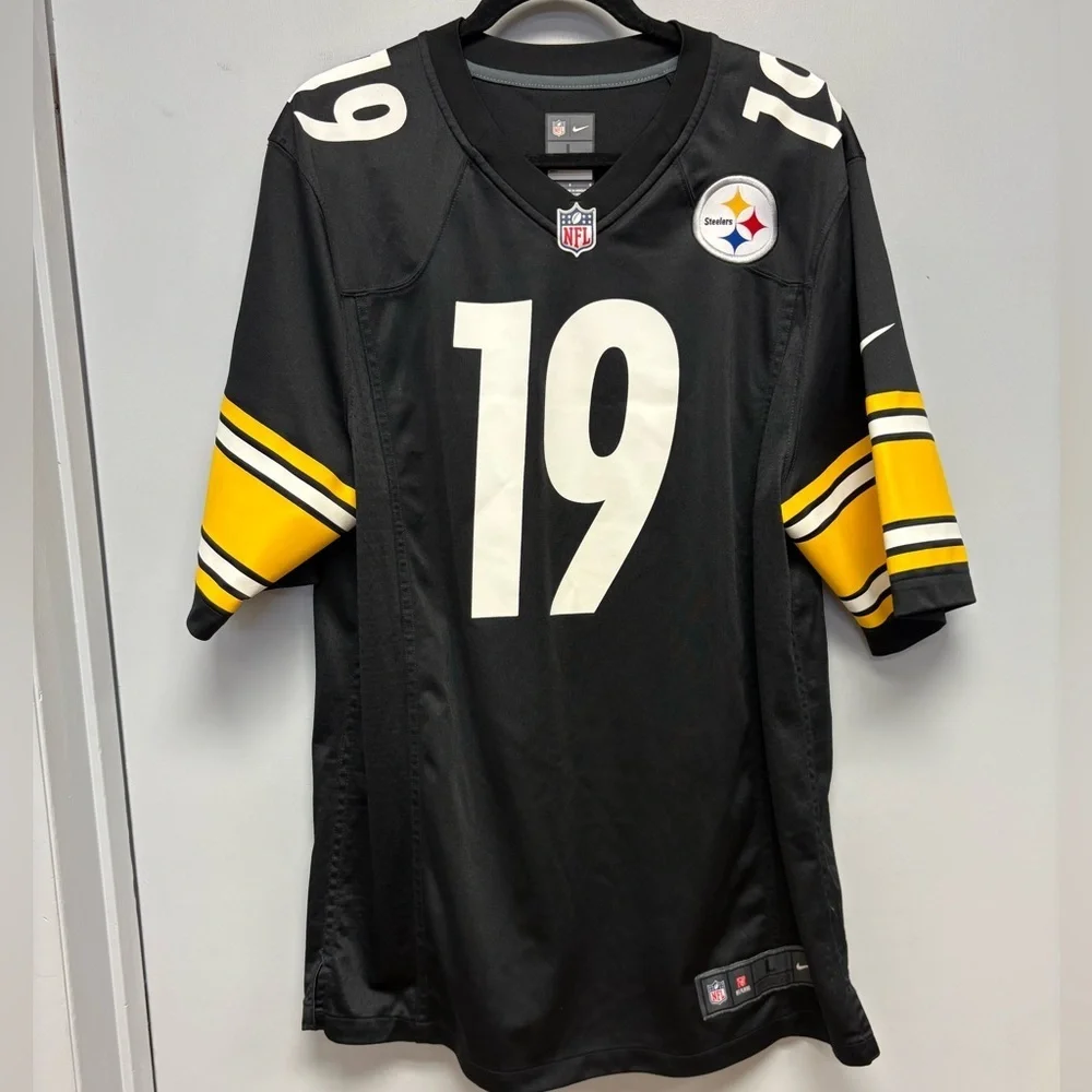 Nike JuJu Smith-Schuster #19 Men's Nike Limited 100 Year Home Jersey Size Large